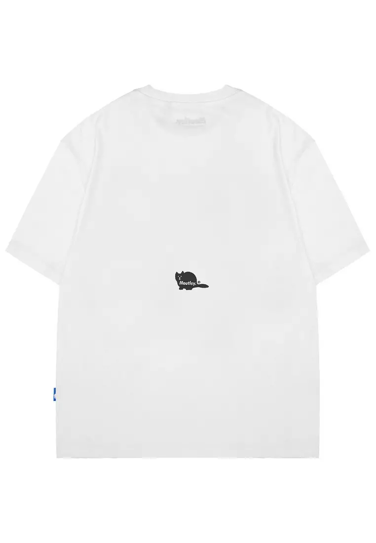 Moutley Men's T-Shirt Short Sleeve Oversized Fit Cotton 20s The Arts OL-C390125