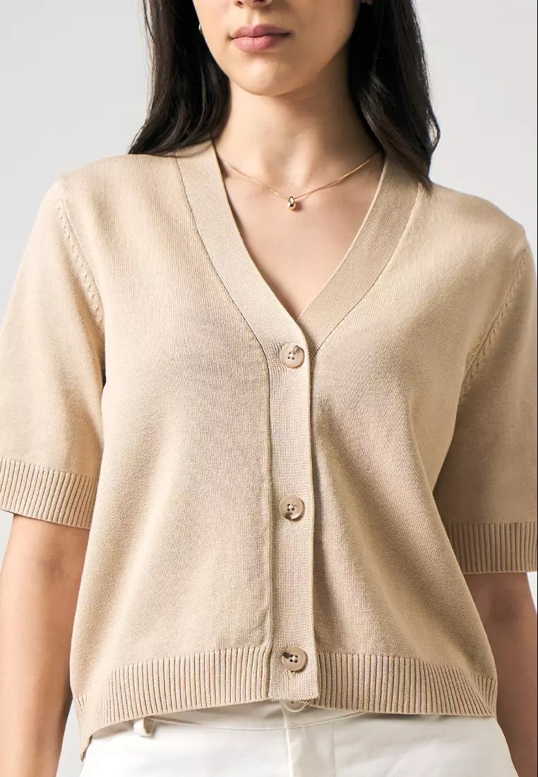 V-Neck Cardigan