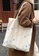 Sunnydaysweety white Simple Embroidered Letters One Shoulder Tote Bag Ca22032115W 24C74AC0C4F760GS_3