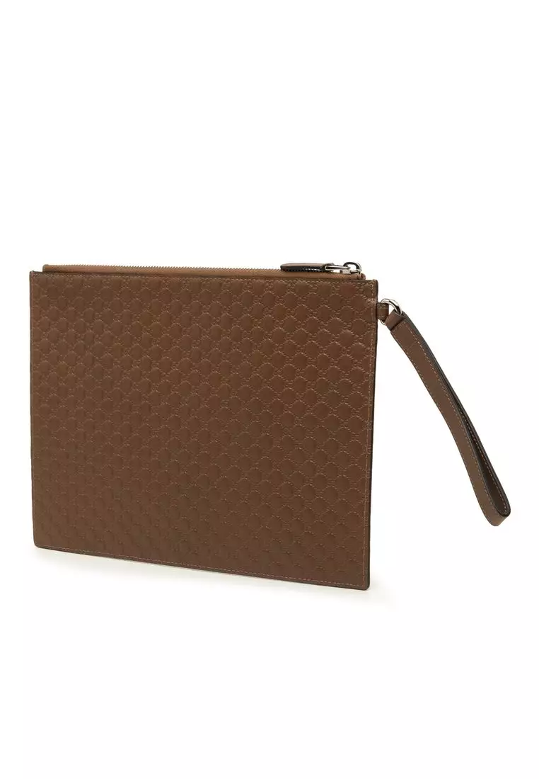 Pre-Loved Gucci Microguccissima Clutch