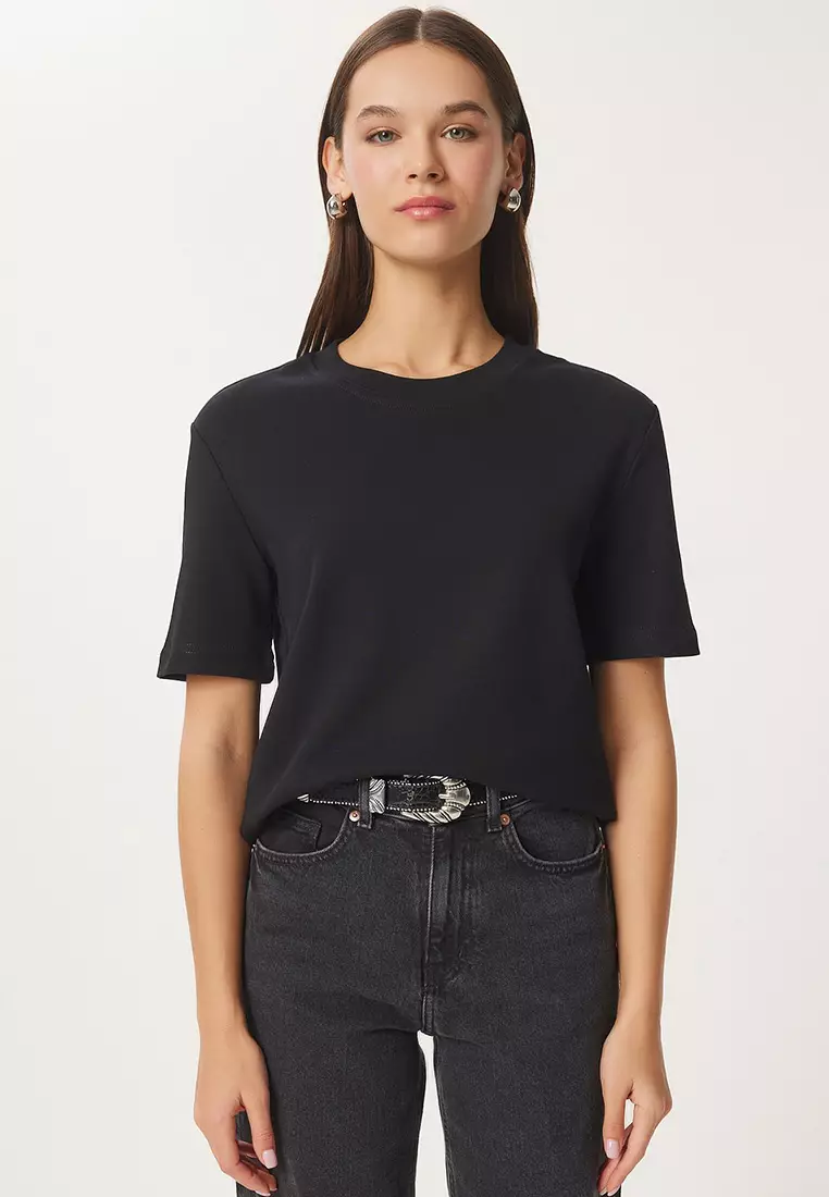 2-Pack Cotton Basic Knitted T-Shirt