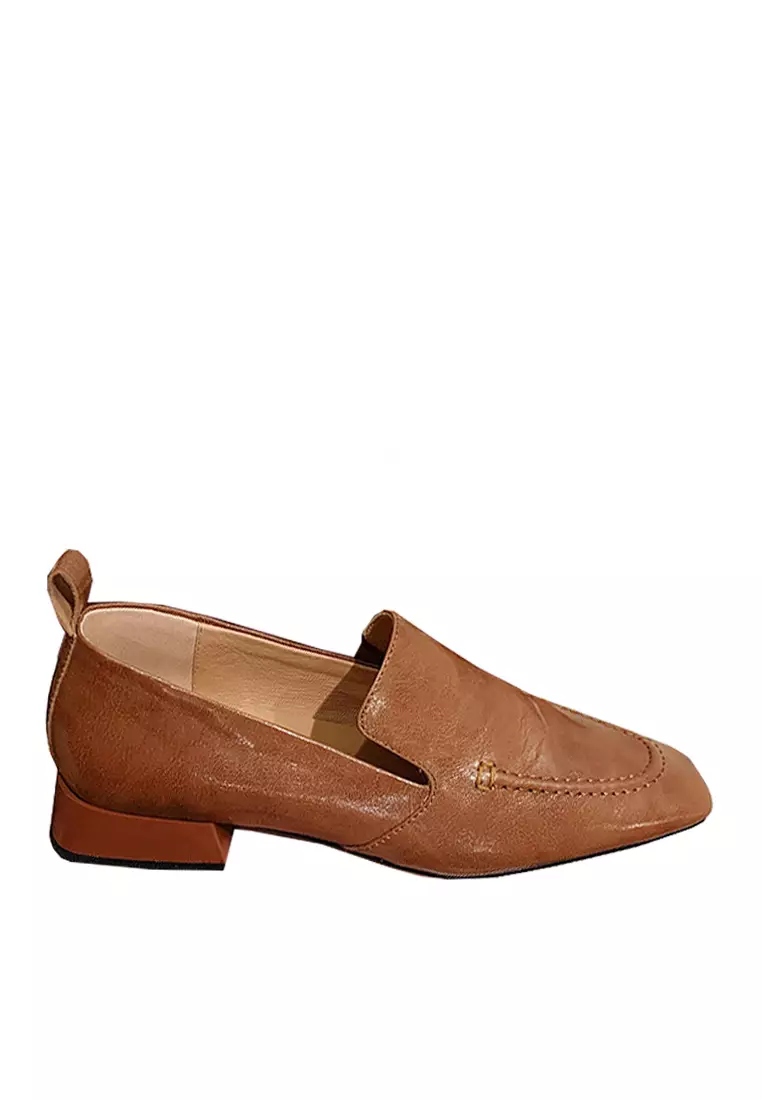 Discount on Twenty Eight Shoes  shoes - SKU: VANSA Fashion Sheep Leather Low Heel Loafers VSW-F-91262