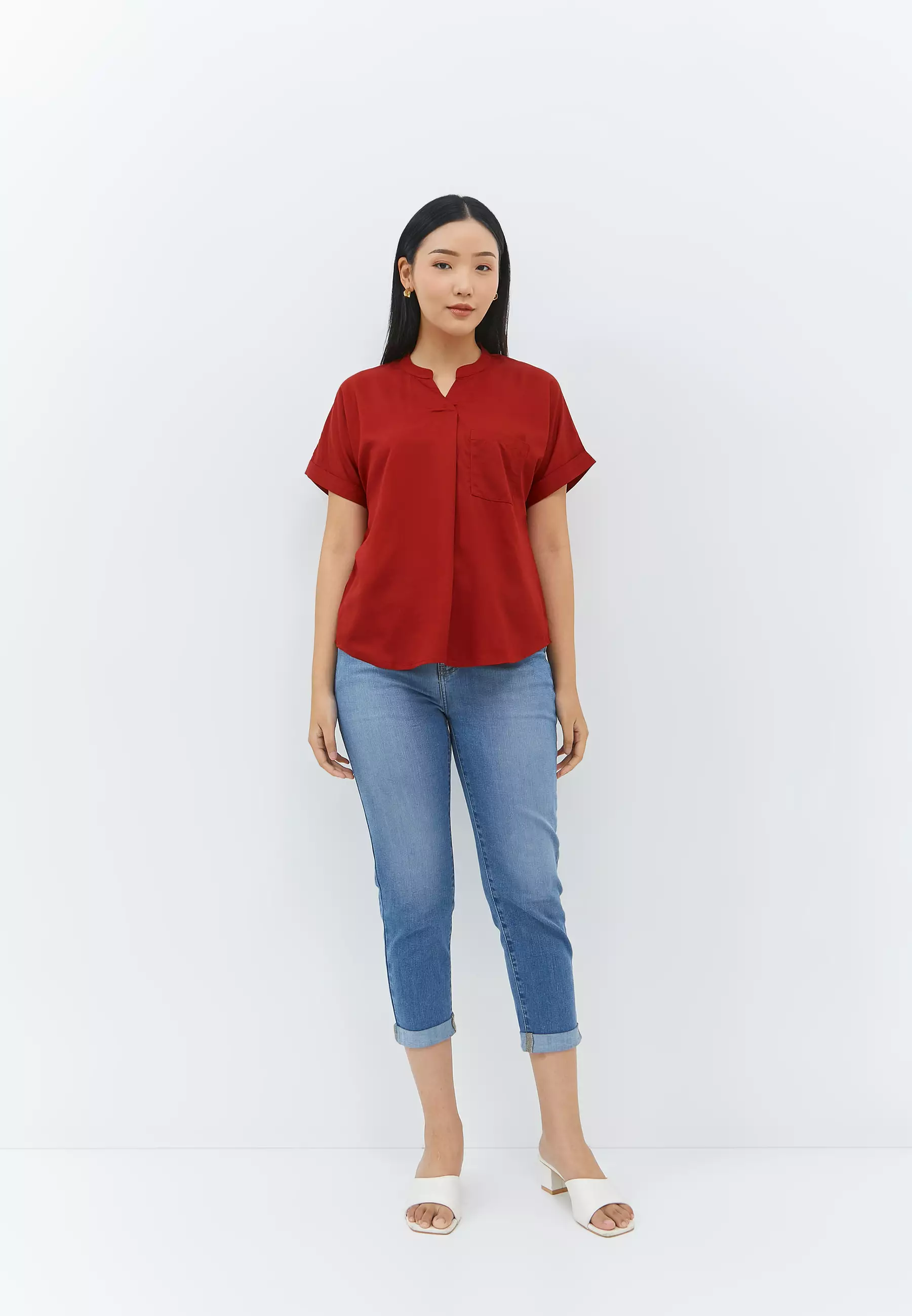 Aeris Red Blouse (G.1525)