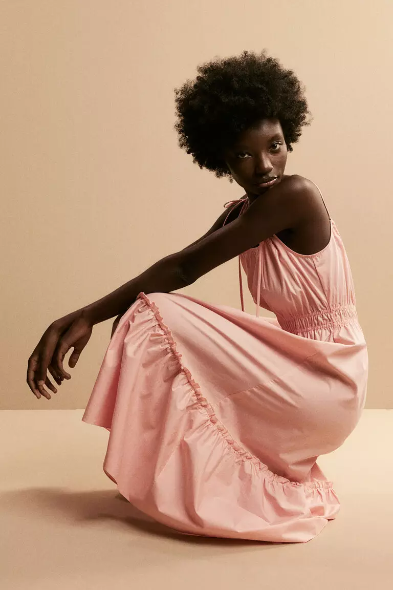 Jual H&M Tie-strap dress Original 2025 ZALORA Indonesia ®