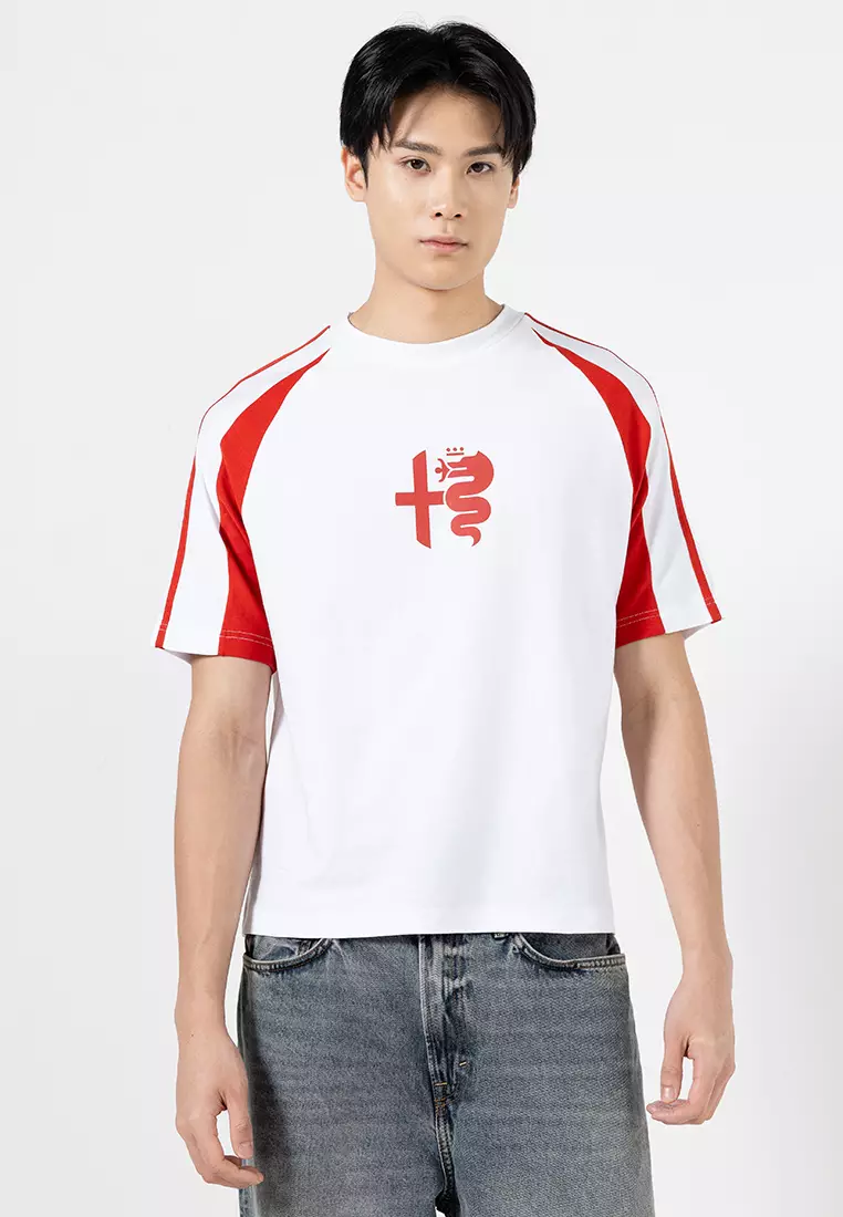 Cropped Fit Alfa Romeo T-Shirt