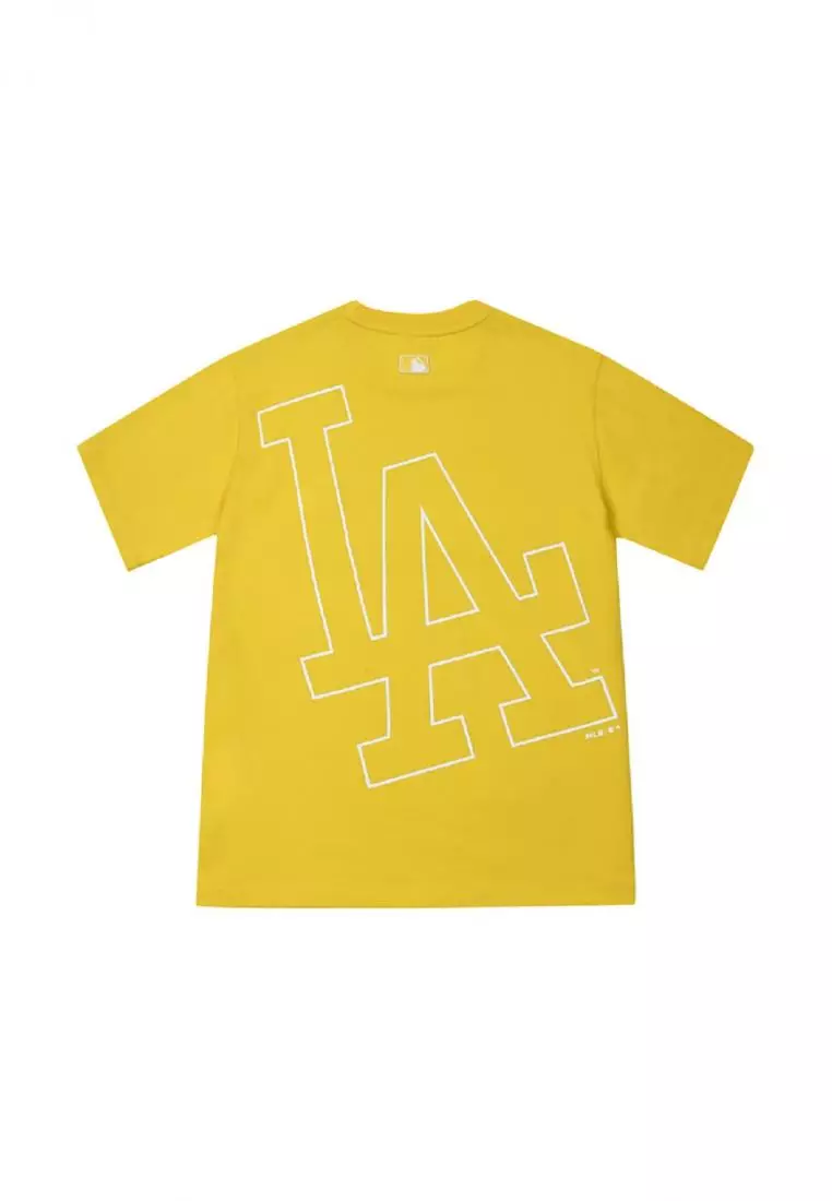 MLB Unisex Basic Mego Logo Oversized Short Sleeve Tee Shirt LA