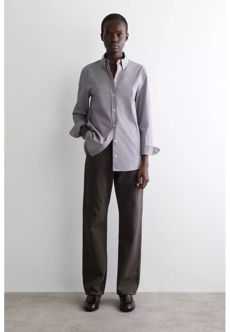 GINGHAM COTTON SHIRT