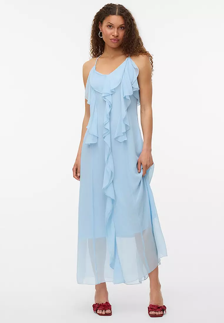 Buy Vero Moda Flowy Ruffle Dress 2026 Online | ZALORA Philippines