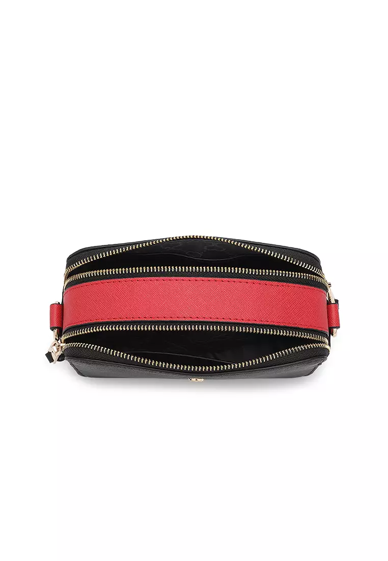 Women's Top Handle Bag / Sling Bag / Crossbody Bag / Shoulder Bag (Tas Tangan Wanita / Tas Selempang Wanita / Tas Bahu Wanita) - Hitam