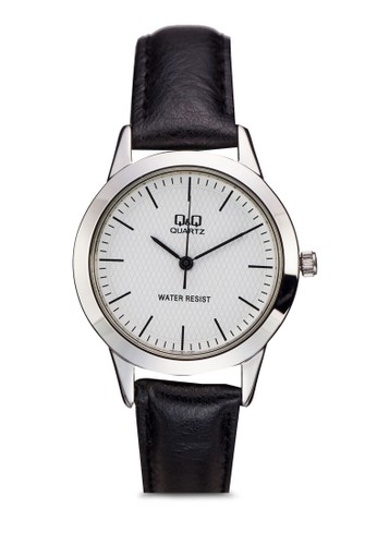 Q&aesprit 高雄mp;Q Q947J301Y 細帶仿皮手錶, 錶類, 其它錶帶