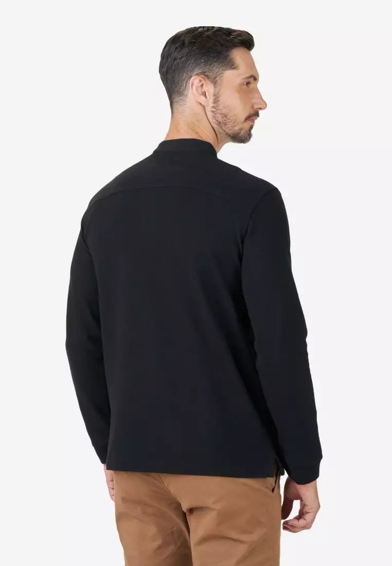 Valentino Rudy Italy Men Basic Long Sleeve Polo 048510-0003