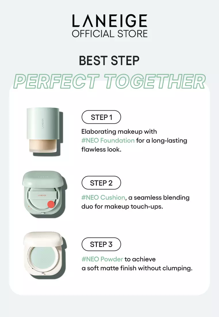 [NEW ARRIVAL] Laneige Neo Cushion Matte 30g Set with Refill (15g + 15g) - 23N - SAND
