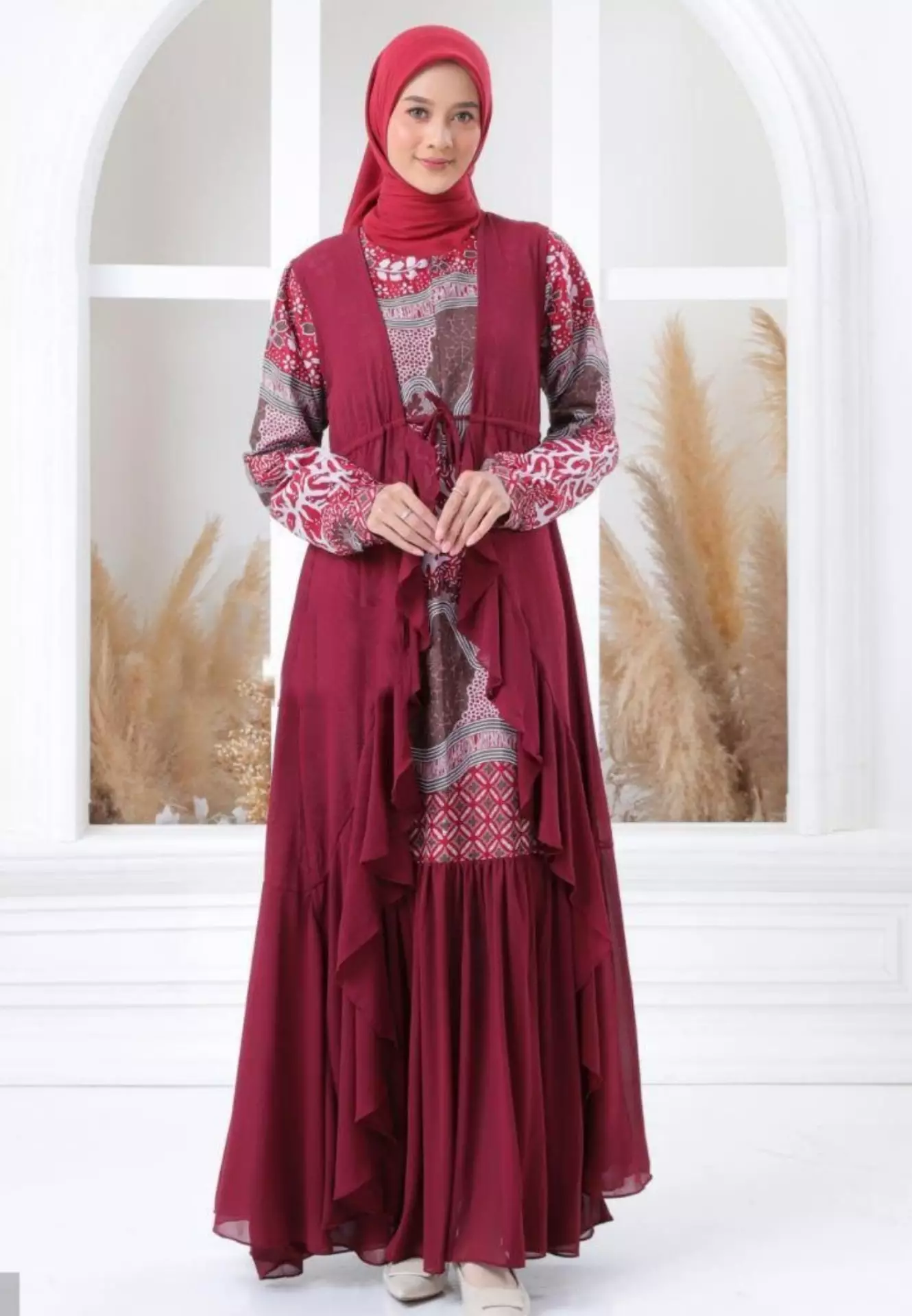 Gamis Batik Nawang Maron Premium Elegant B.K