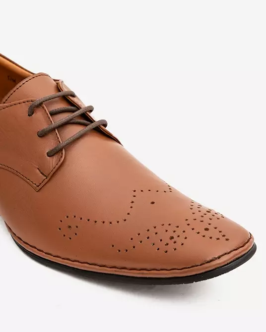 Buccheri Hagio Lace Ups Men Tan