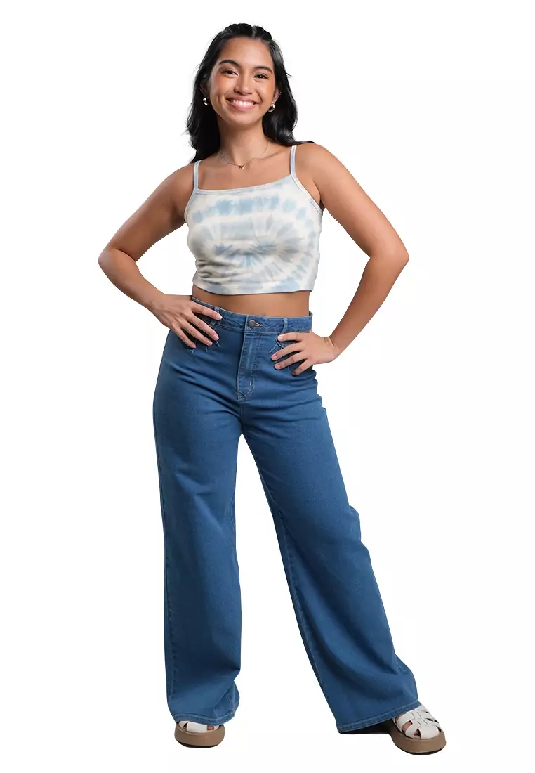 High Rise Wide Denim Jeans