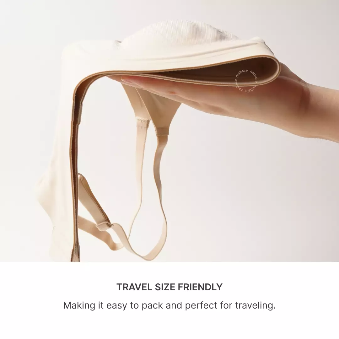 Nathalie Wire Thin Seamless Bra NTB 3523 - Putih