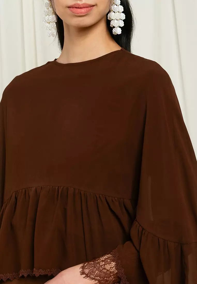 Zarina Ruffles Kurung Set