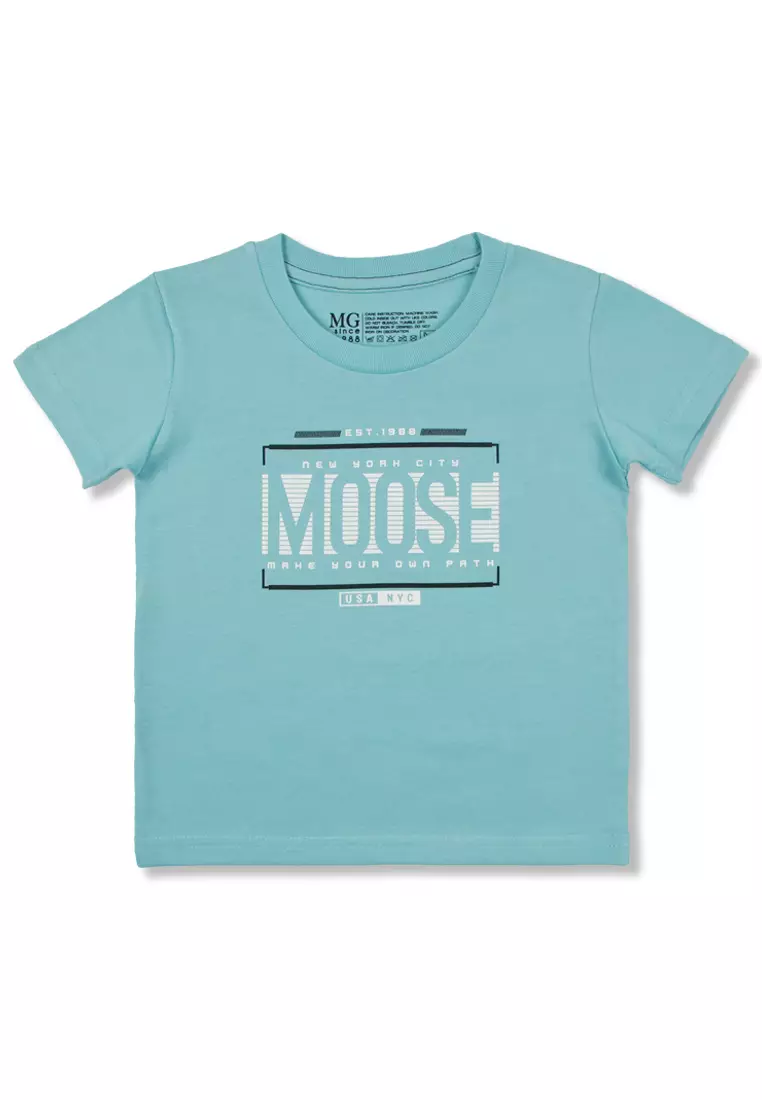 Buy Moose Gear Boys T-Shirt with Print details 2023 Online | ZALORA ...