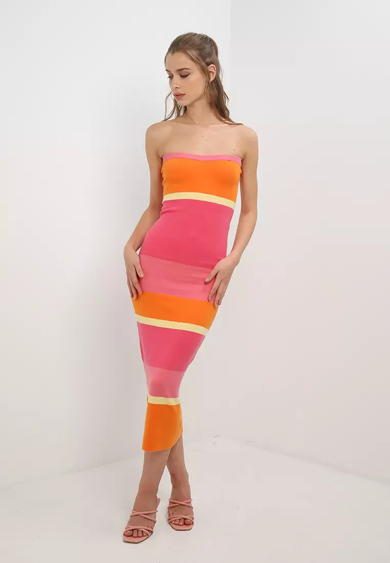 By johnny lacework 2024 strap midi dress