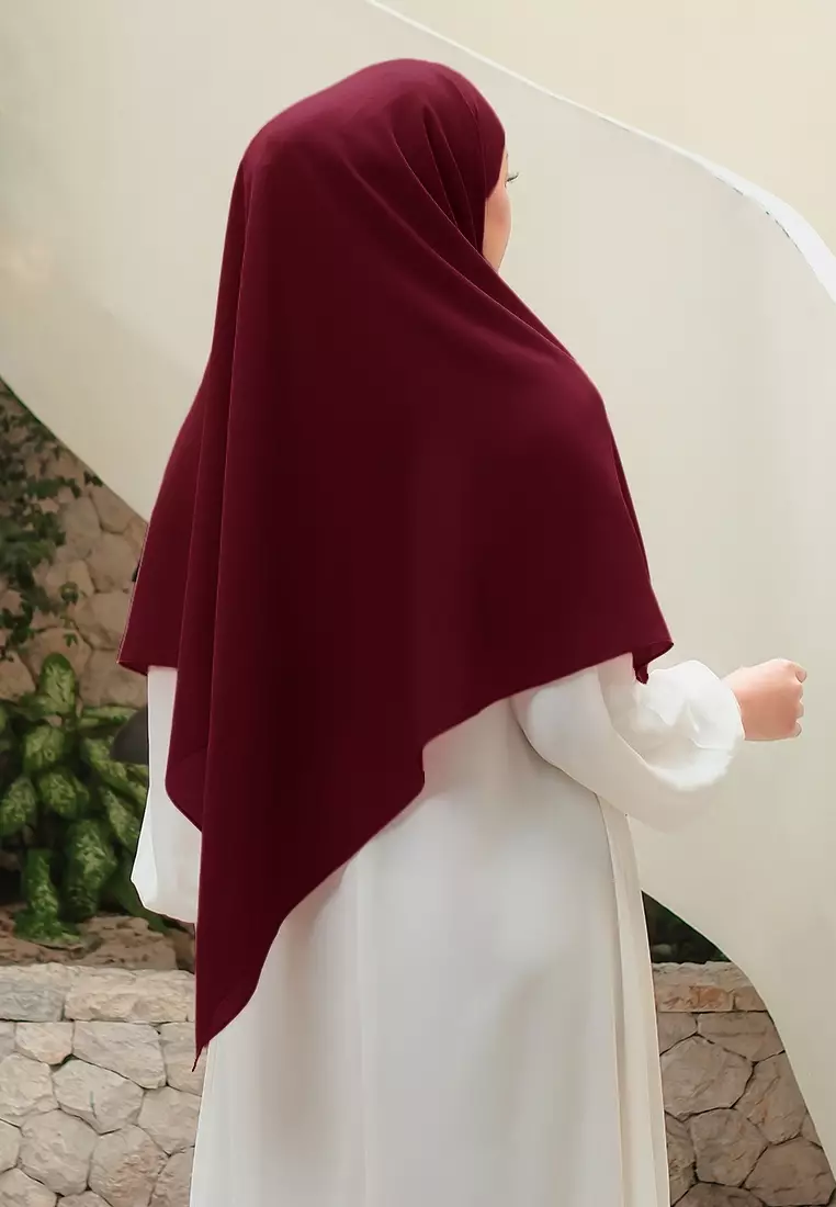 KHIBAN KHAIRA MAGNET PLUS NIQAB - DEEP MAROON