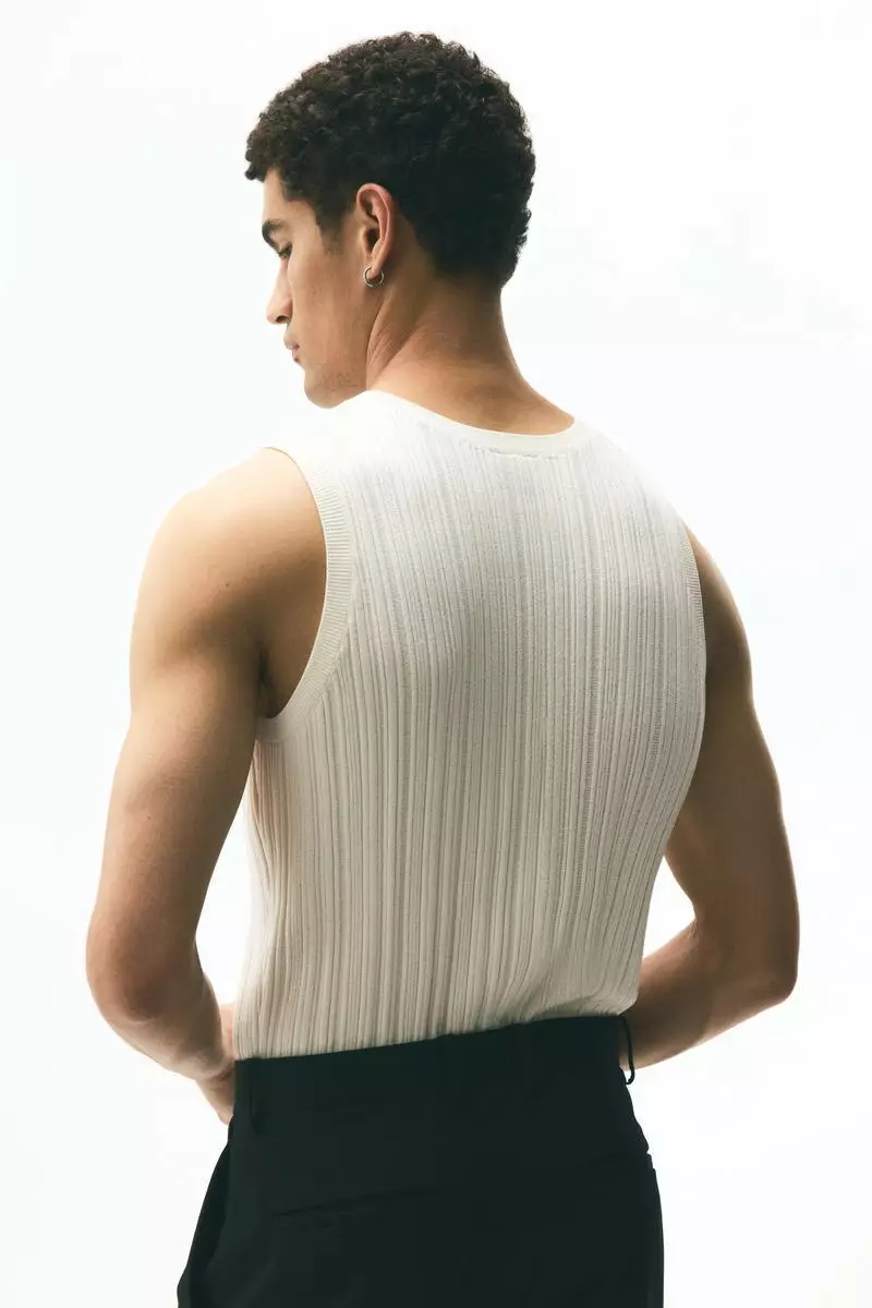 Slim Fit Ribbed vest top