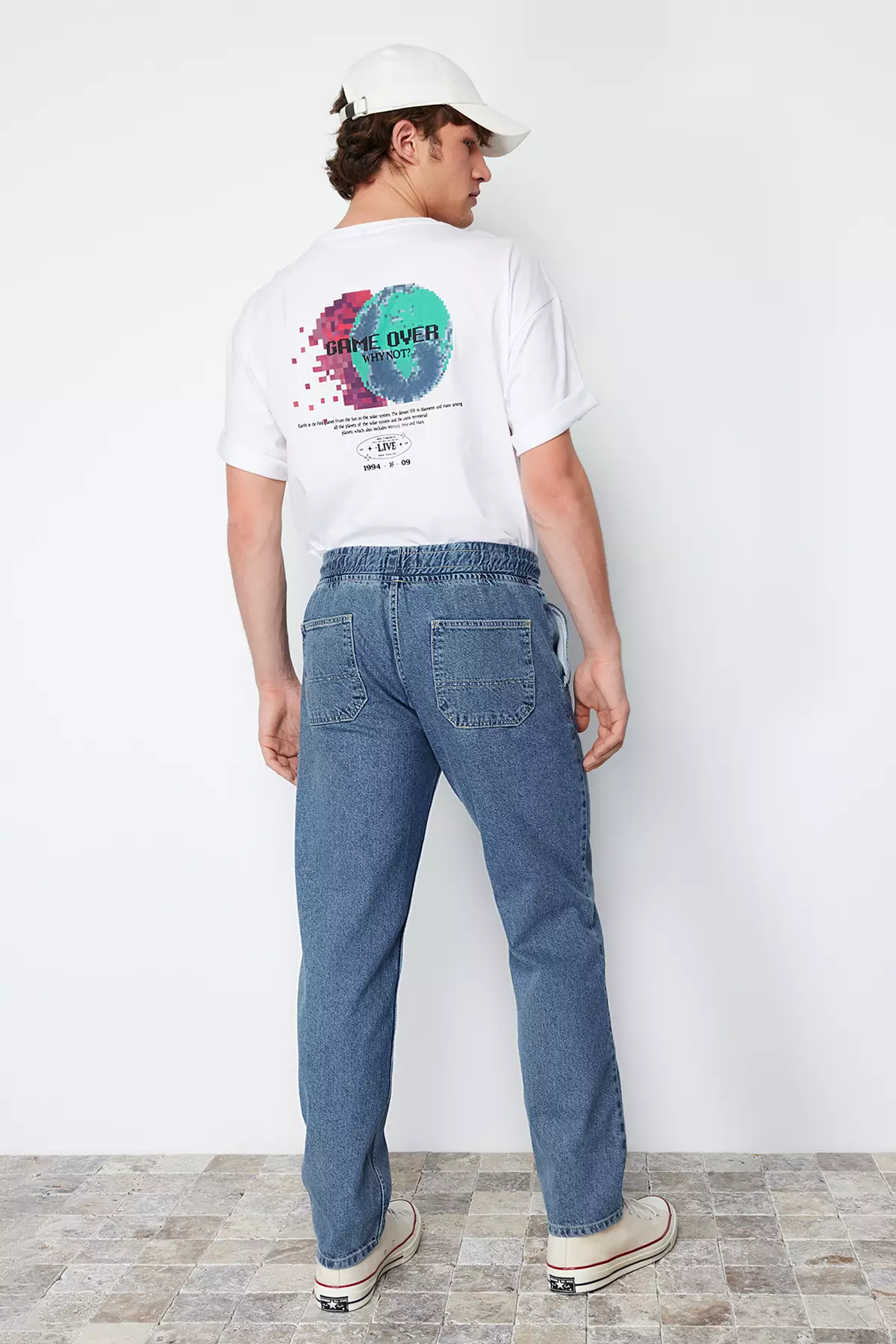 Elastic Waist Jeans