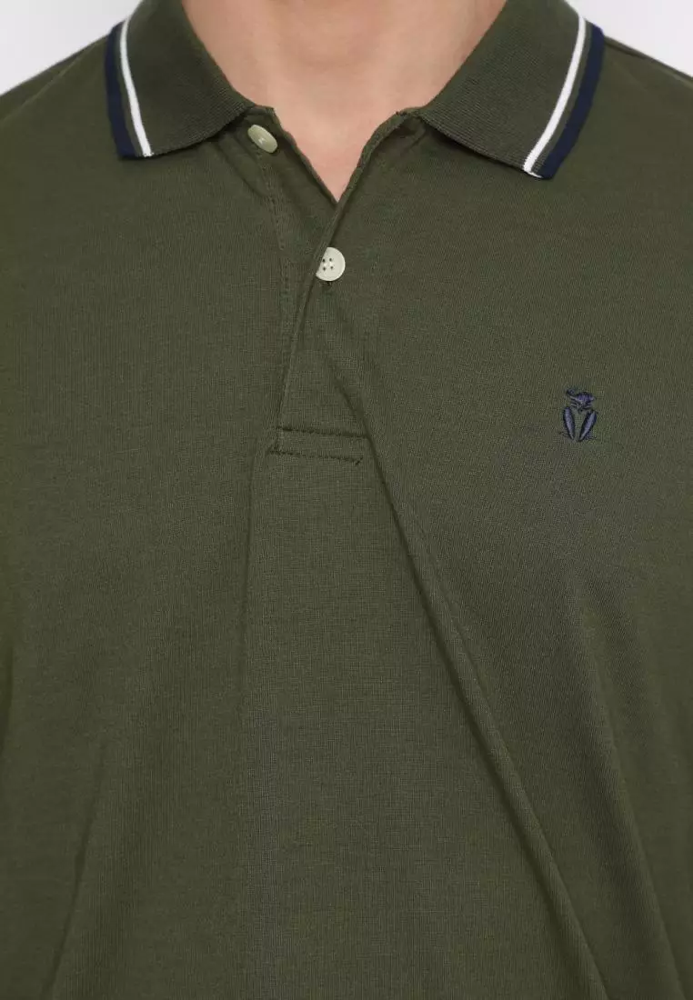 Matsuda Kaos Polo Shirt Lengan Panjang Pria Kerah Kasuga