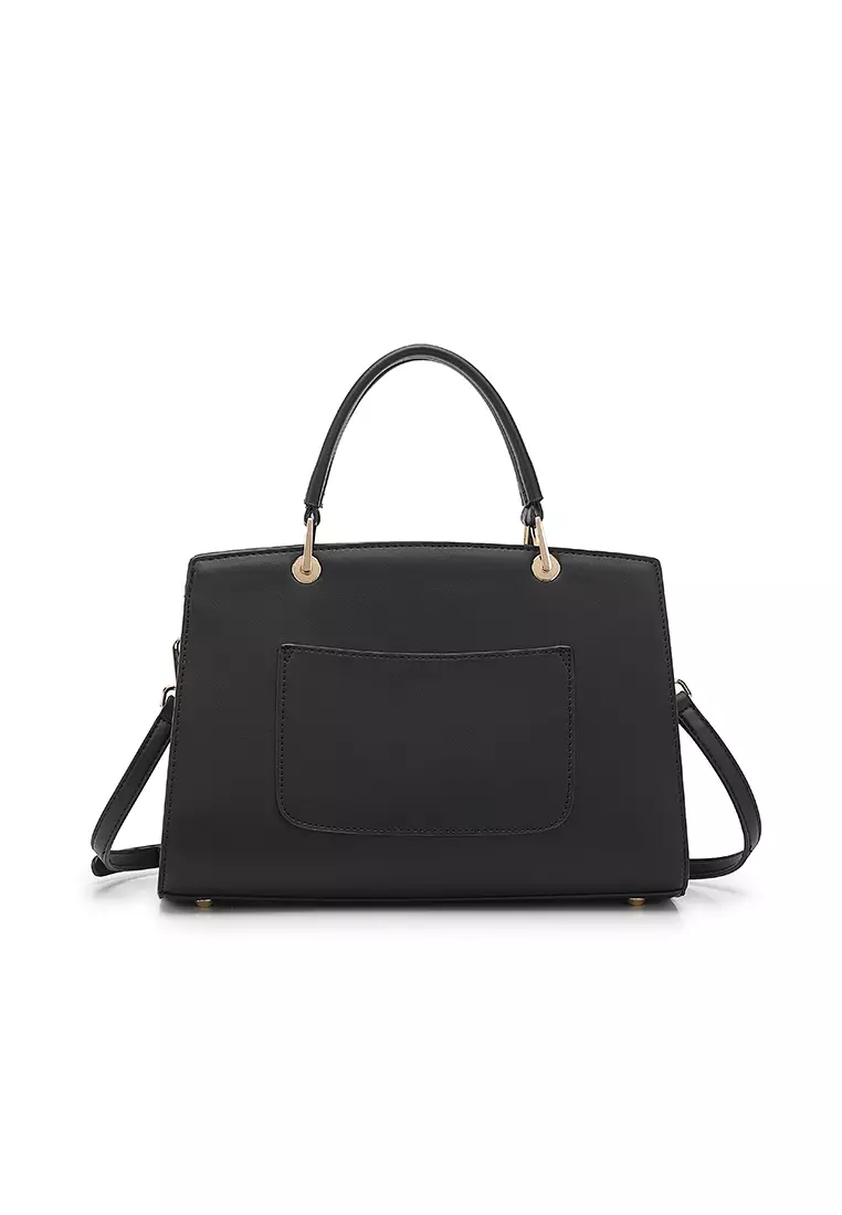 Women's Top Handle Bag / Sling Bag / Crossbody Bag / Shoulder Bag (Tas Tangan / Tas Selempang / Tas Bahu) - Hitam