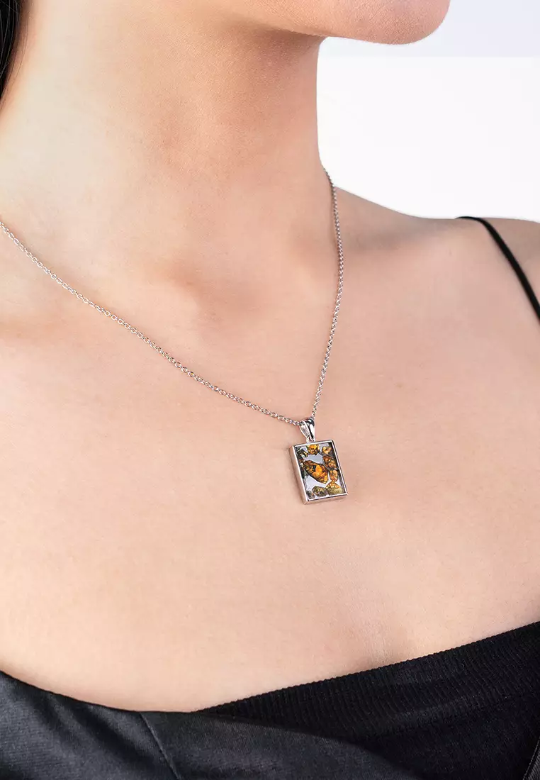 Buy Kaimirra Petite Sericho Pallasite Meteorite Pendant 2025