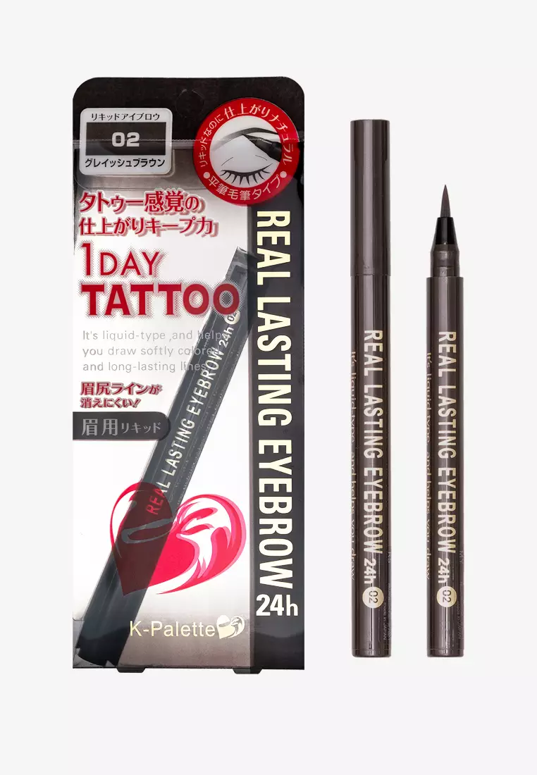 Discount on K-Palette  shoes - SKU: 1day Tattoo Real Lasting Eyebrow Liner 24h - Grayish Brown