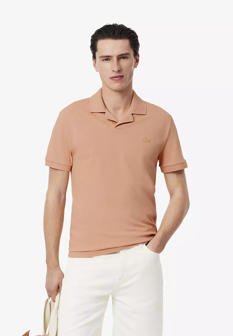 Buy Lacoste Classic Fit Open Neck Paris Polo Shirt 2026 Online