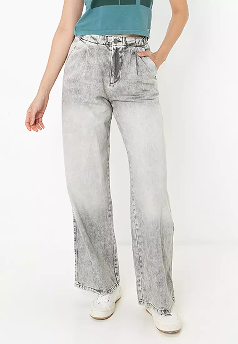 Wide Leg Jeans Misses Pull On Jeans American Eagle High Waisted - Main Image