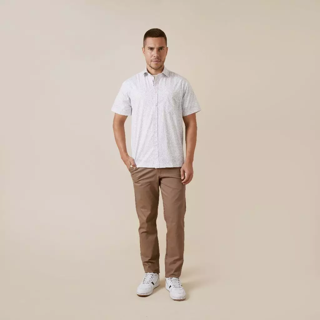 Guy Laroche - Short Sleeve Mett Whiten