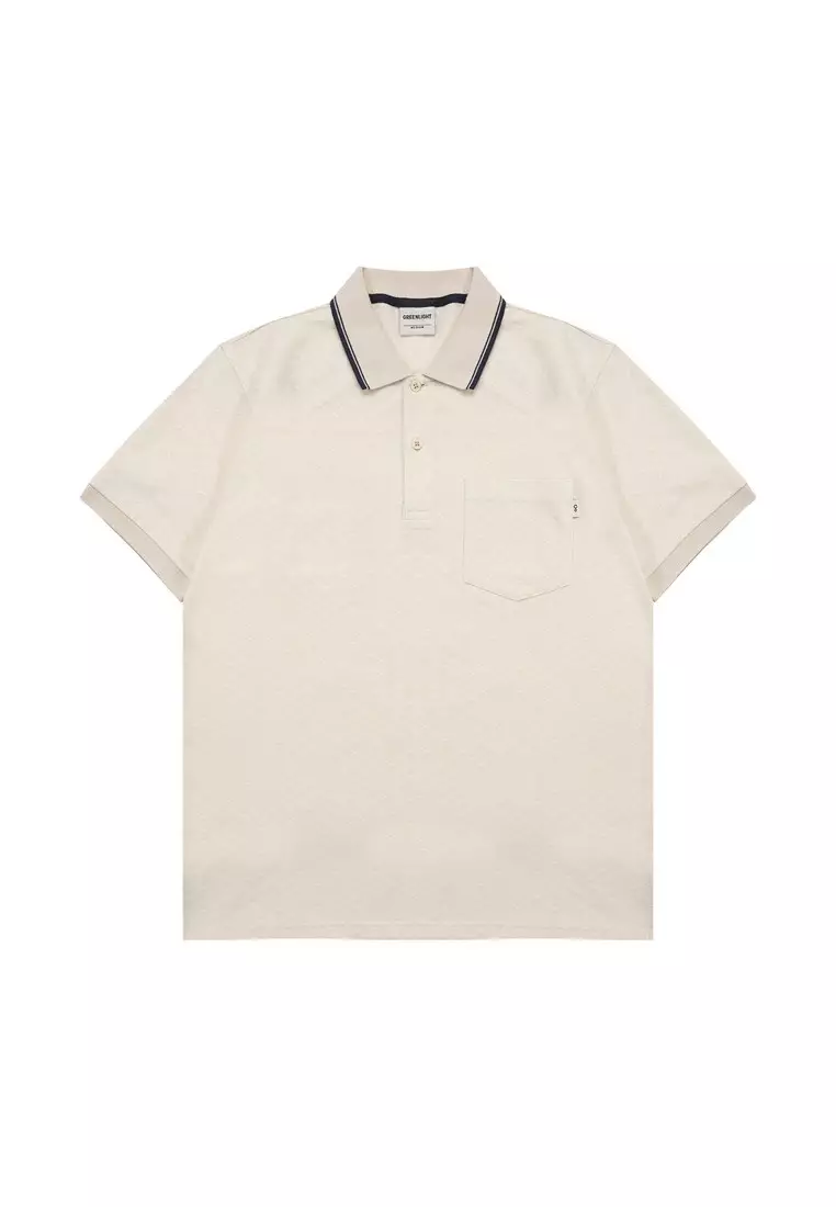 Greenlight Essential Men's Collar T-Shirt Short Sleeve Regular Fit Chelem C010925