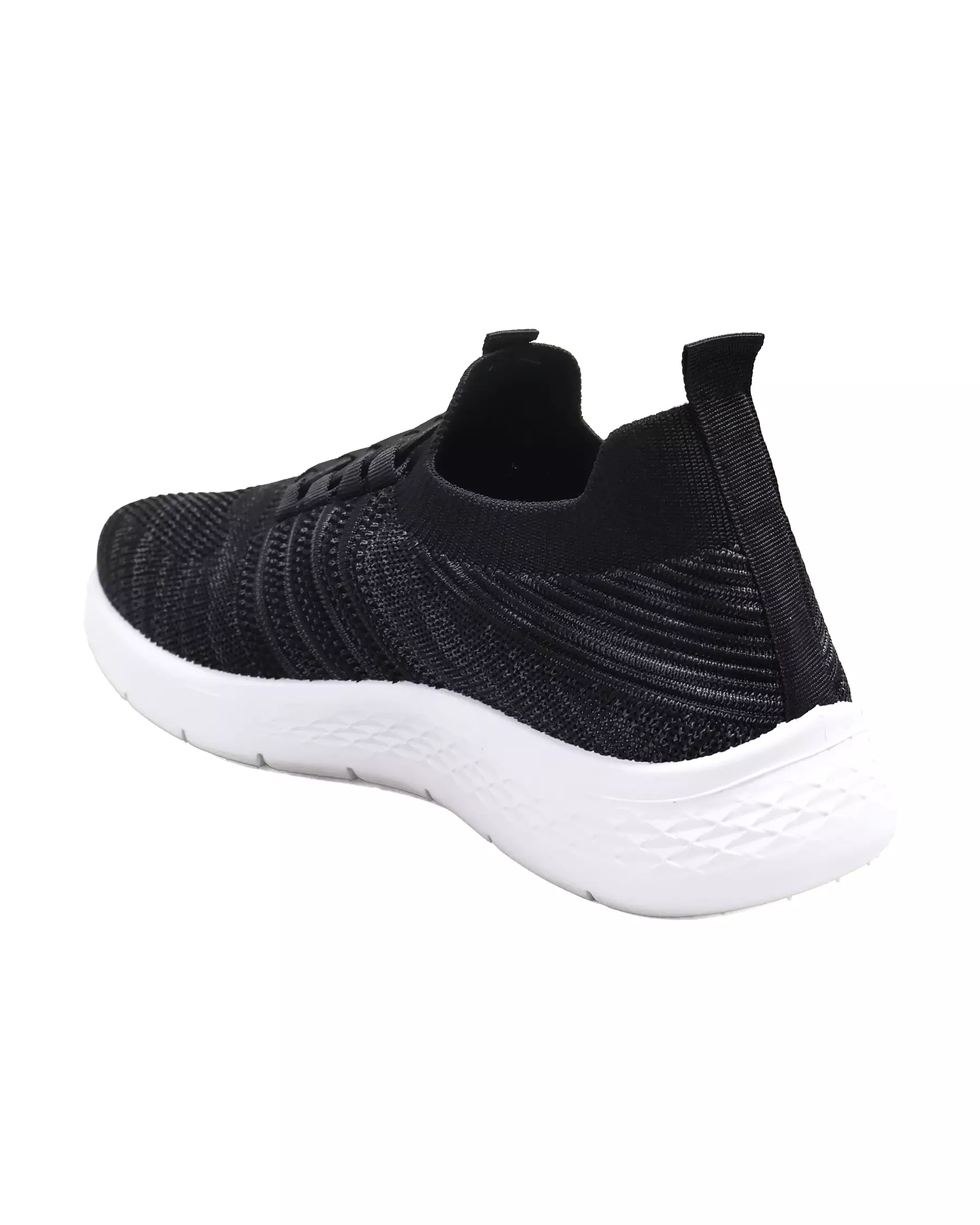 Dr. Kevin Sepatu Sport Pria Men Sneakers Sepatu Sekolah Hitam Flyknit Tali 889-107