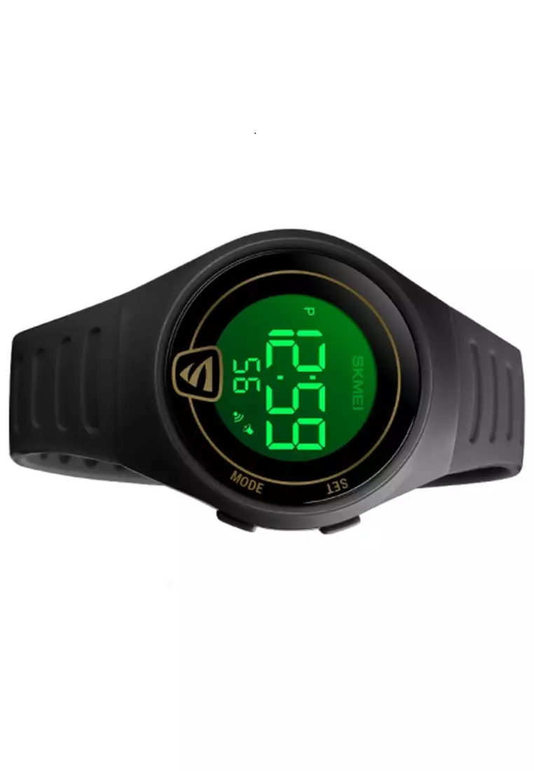 Jam Tangan Digital Pria Waterproof Many Function Strap Tali Material PU Silicone BY34 ORIGINAL