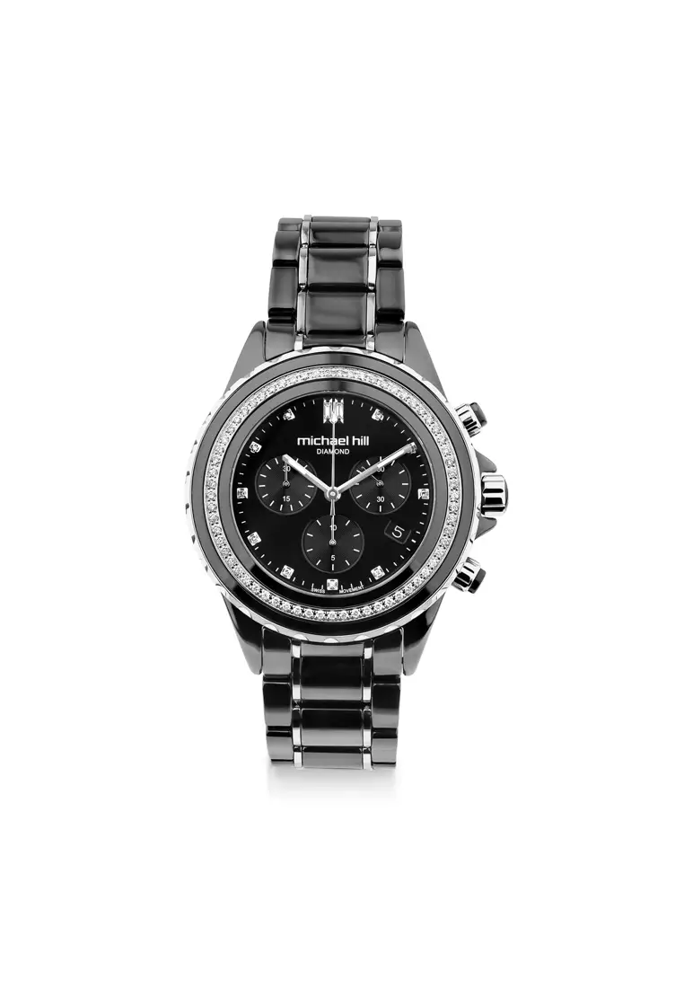 Michael hill 2025 black diamond watch