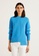 United Colors of Benetton blue Ribbed crew neck sweater 5721BAA2B74D2CGS_1