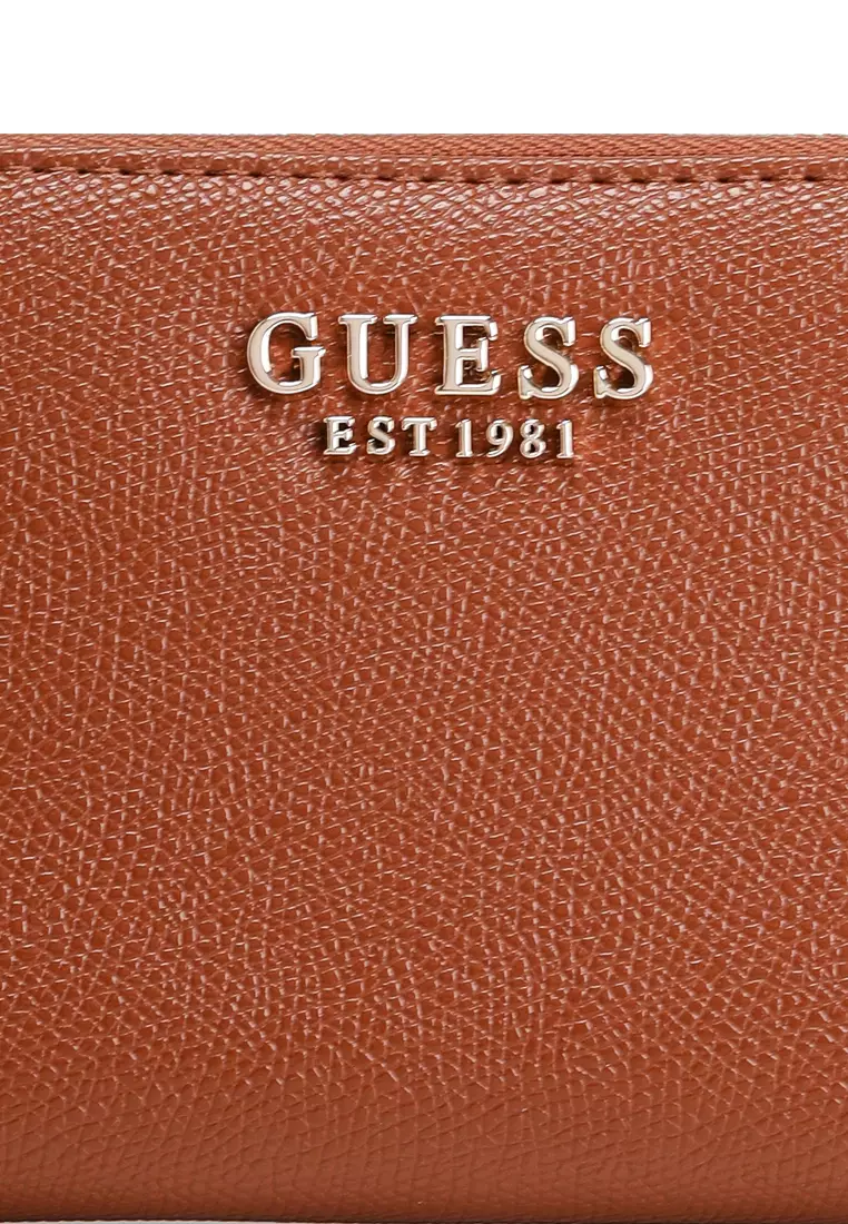 Amorette Signature Logo Medium Zip Around Wallet