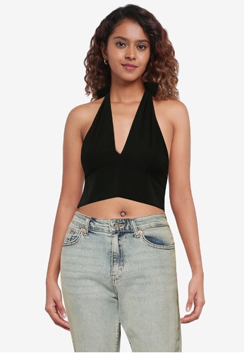 Abercrombie u0026 Fitch Chase Bare Halter Set Top | ZALORA Malaysia