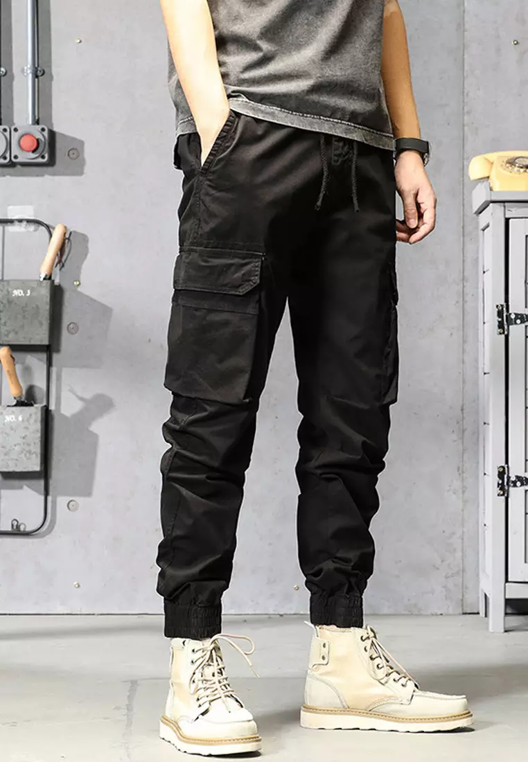 Sports Style Pockets Cargo Pants GJL659