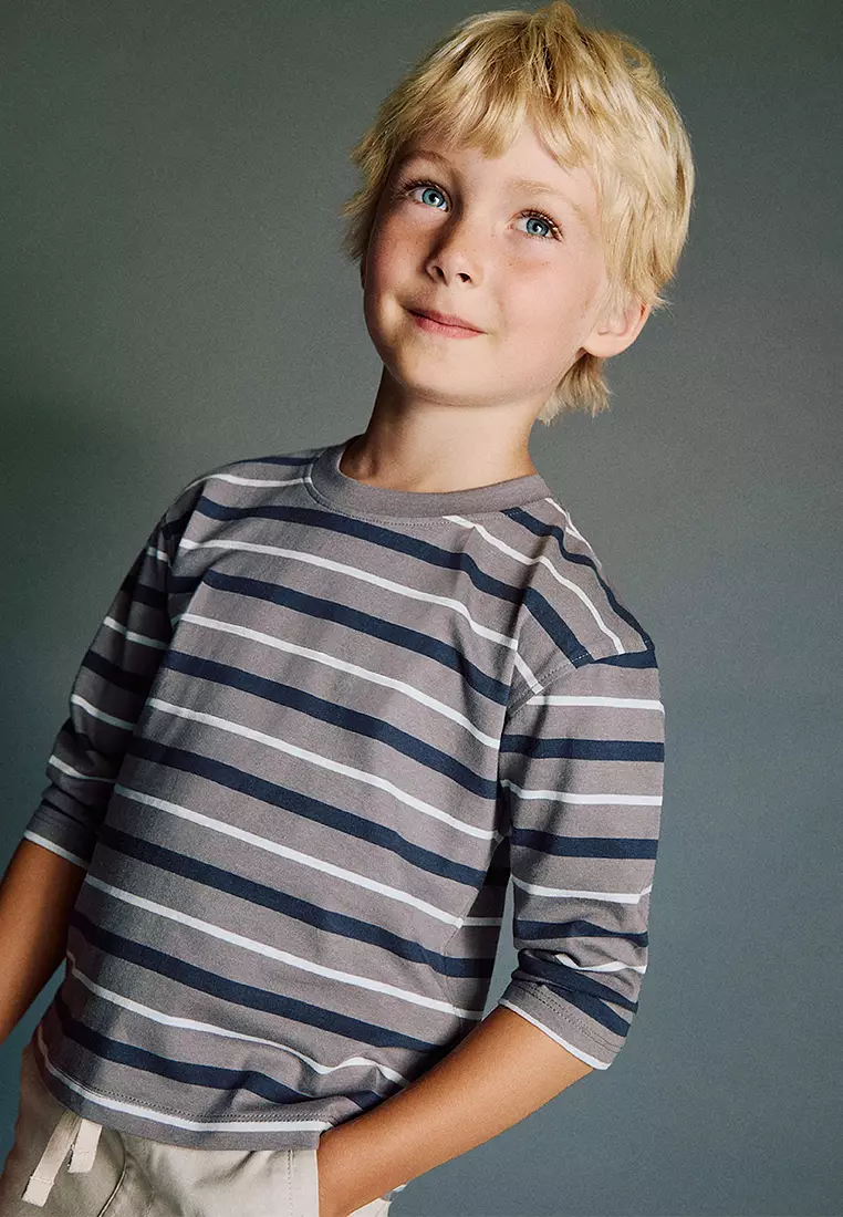 Striped Cotton T-Shirt