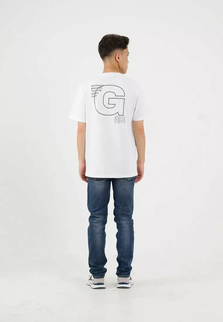 Greenlight Men's T-Shirt Short Sleeve Regular Fit Cotton Logo Kay OL-C141224