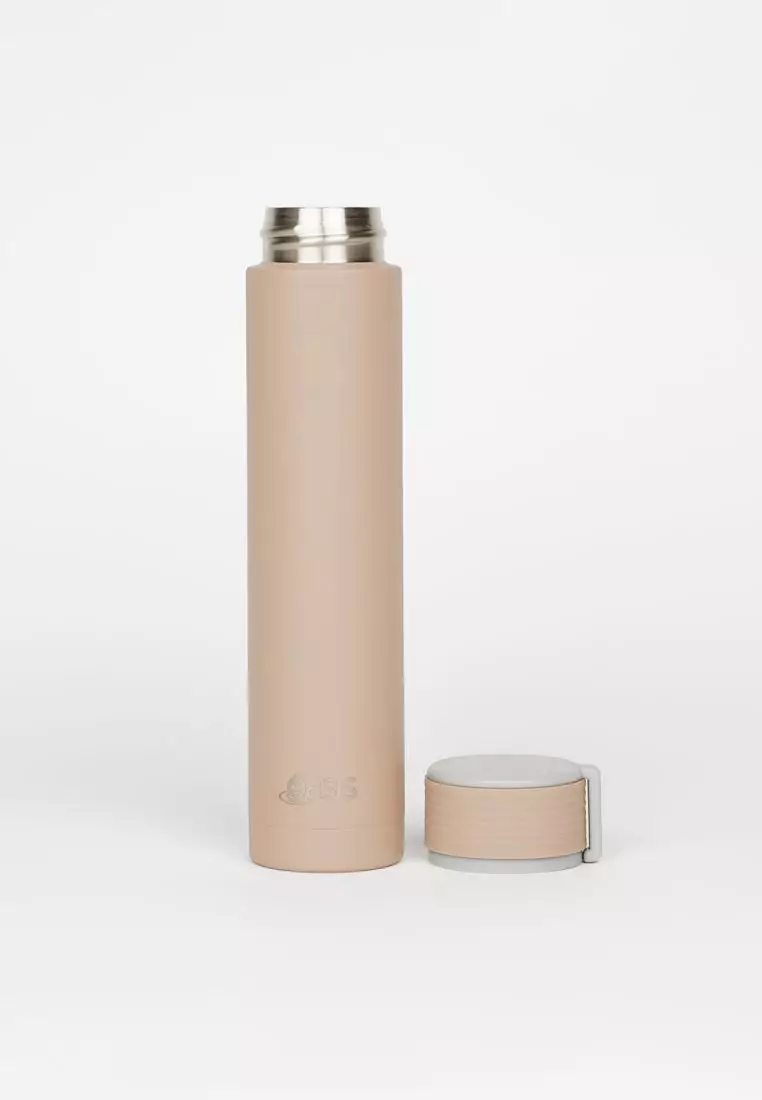 Oasis Skinny Mini Insulated Water Bottle 250ML Matte - Latte