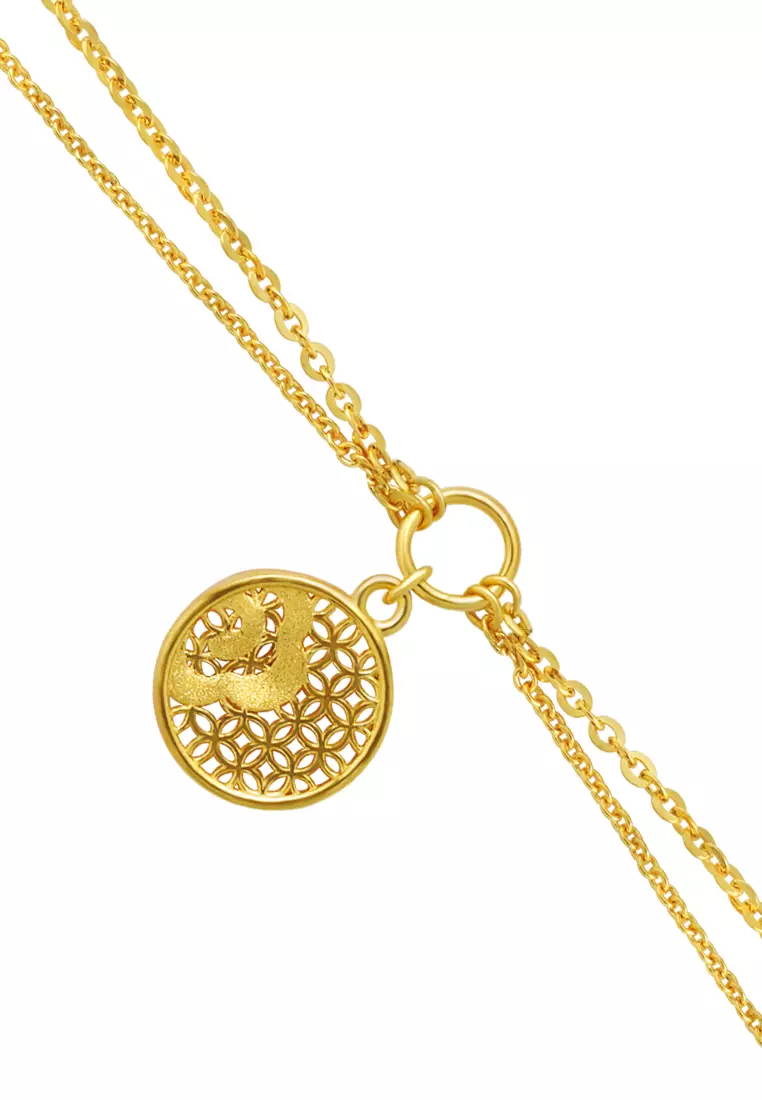 TOMEI Lucky Charm Bracelet, Yellow Gold 916