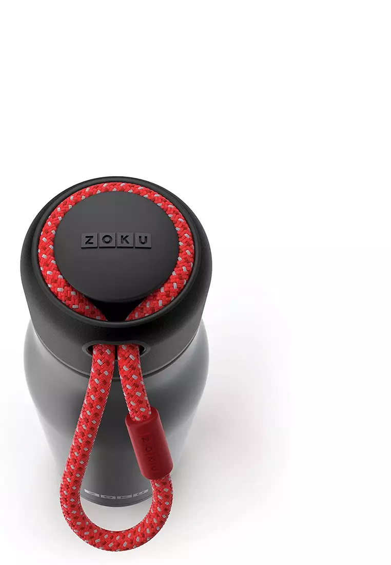 Zoku Black 25oz Stainless Bottle - Botol Minum Termos,  Botol Minum Tahan Panas Dingin