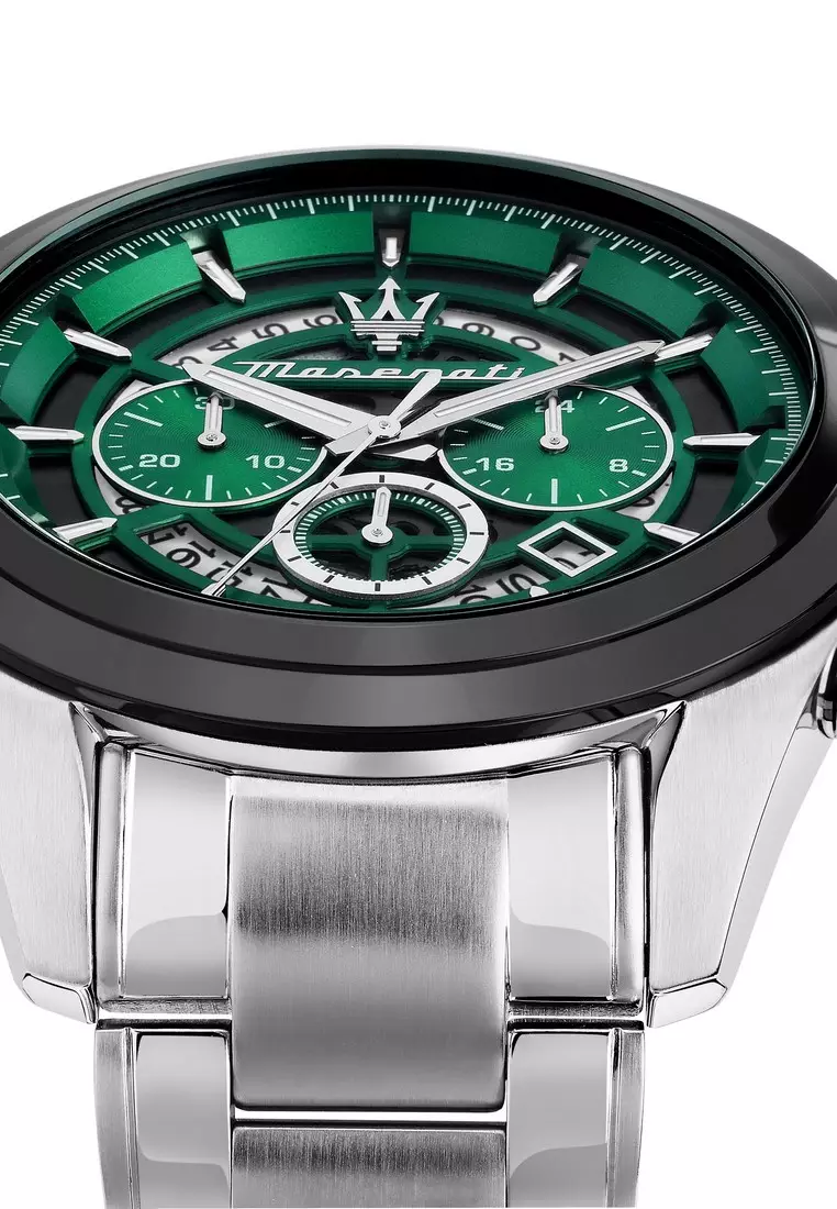 【2 Years Warranty】Maserati Traguardo 45mm Men's Quartz Watch R8873612060