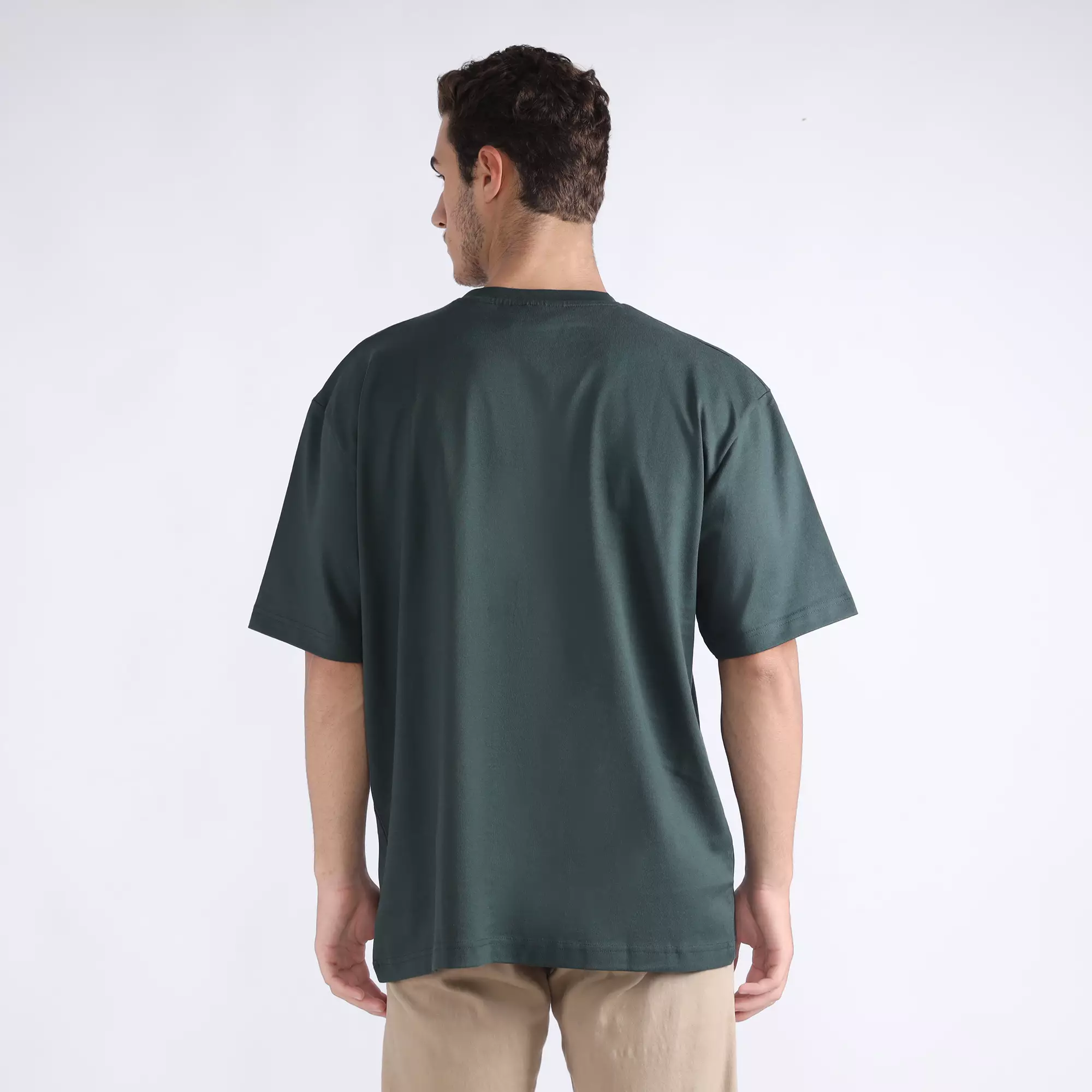 FACILITY by Larusso  - Oliver Oversize Graphic Tee - Green Gables