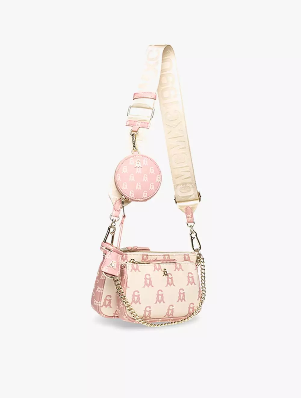 Steve Madden BURGENTB Women's Crossbody Bags- Dusty Pink