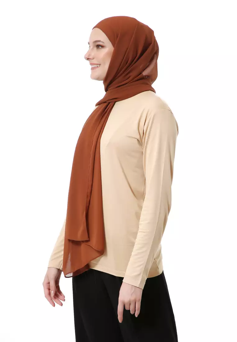 Zhalika Phasmina Motif Polos High Premium Quality - Chocomy